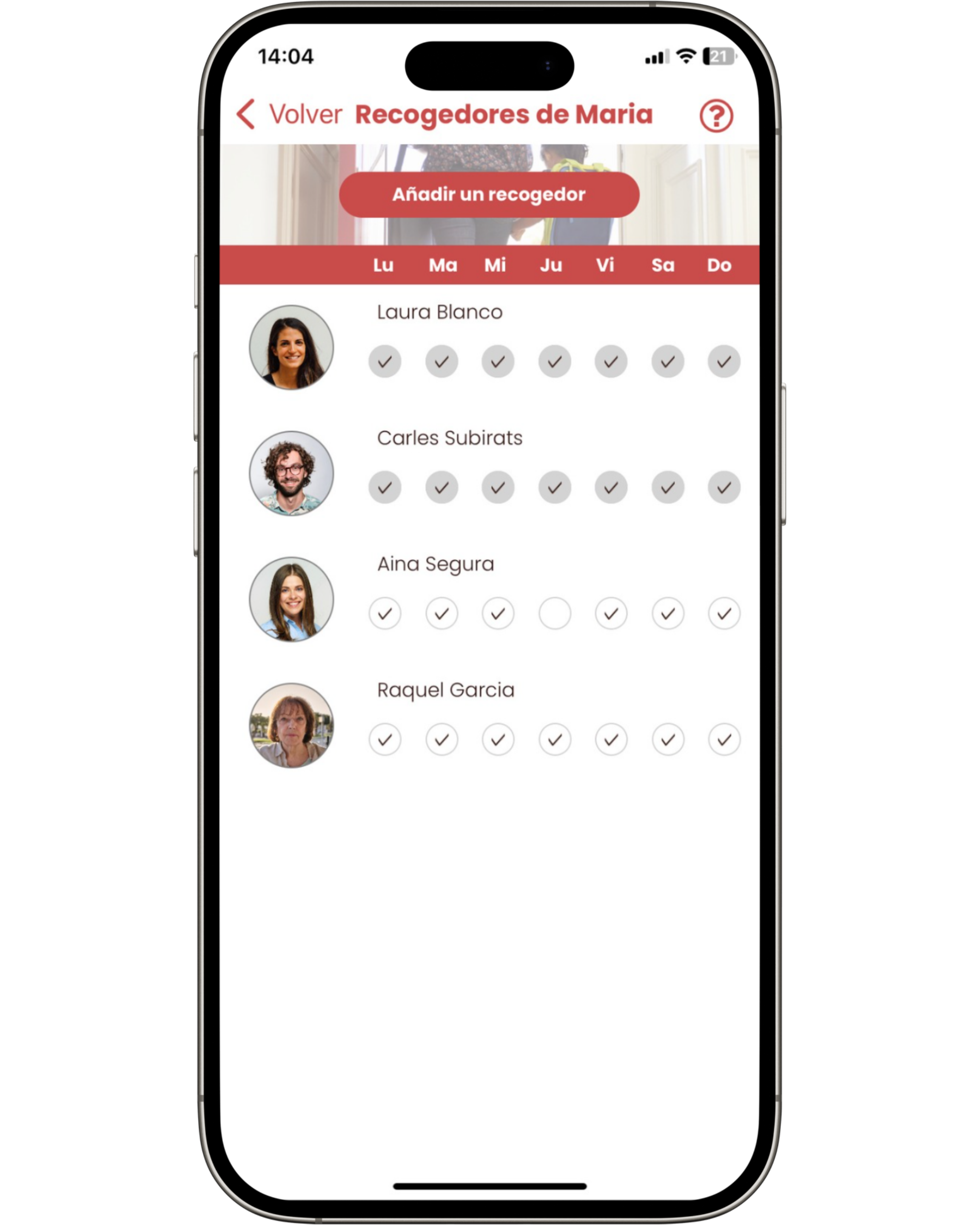 Celular Qualla Family con recogedores