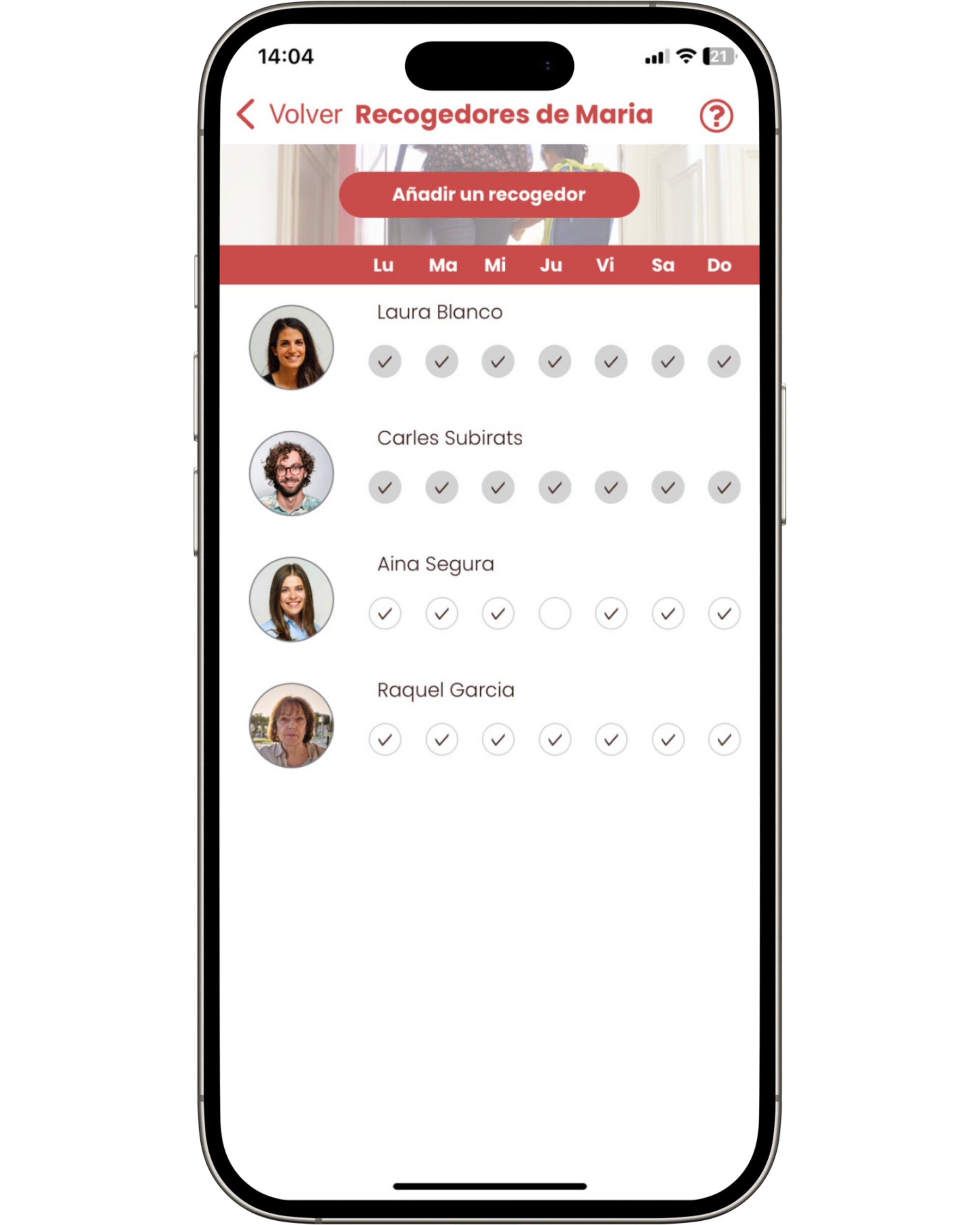 Celular Qualla Family con recogedores