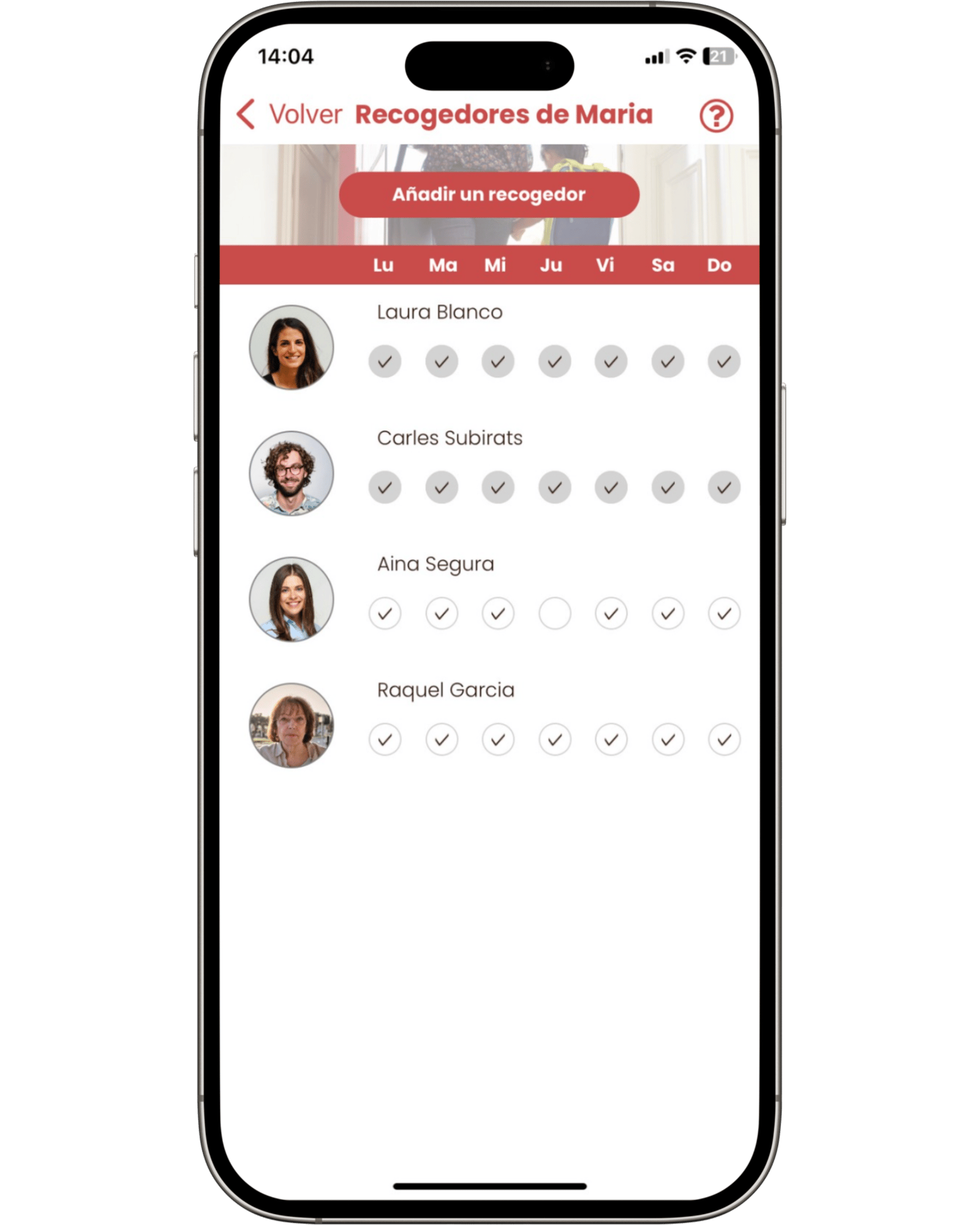 Celular Qualla Family con recogedores