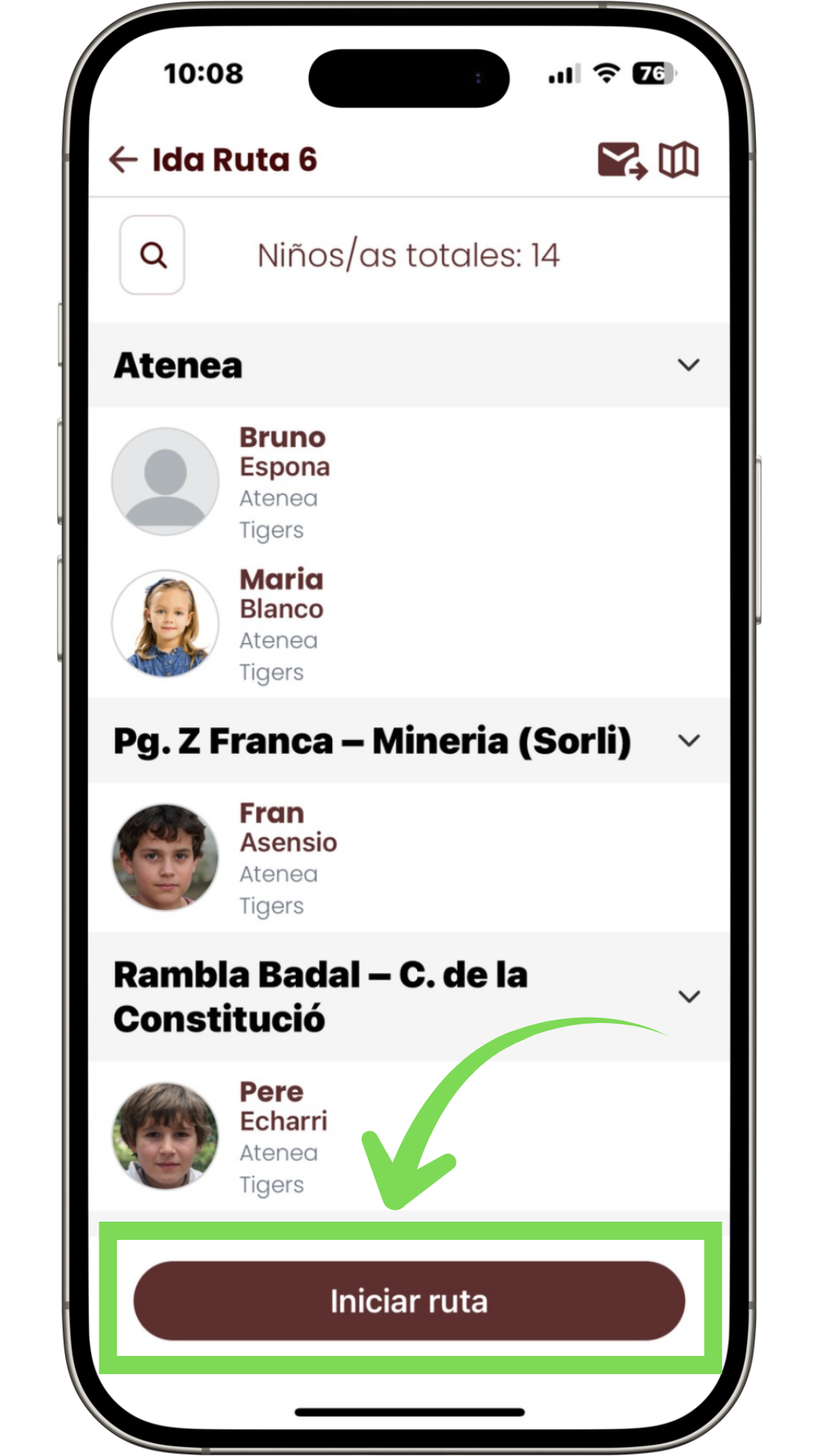 Qualla Bus_Ruta anada escola (boto iniciar ruta)